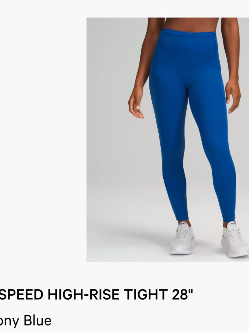 Swift Speed High-Rise Tight Lululemon leggings in Symphony Blue